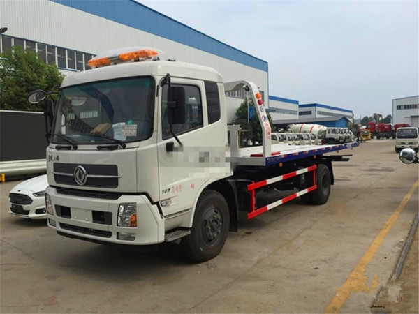 东风天锦一拖二清障车